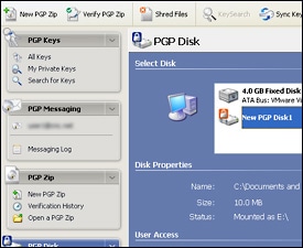 PGP Desktop Whole Disk Encryption